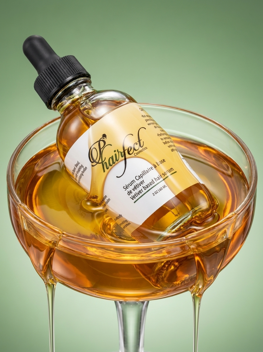 Vetiver based strengthening hair oil