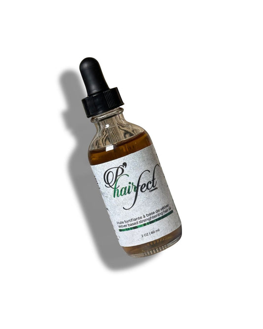Vetiver based strengthening hair oil