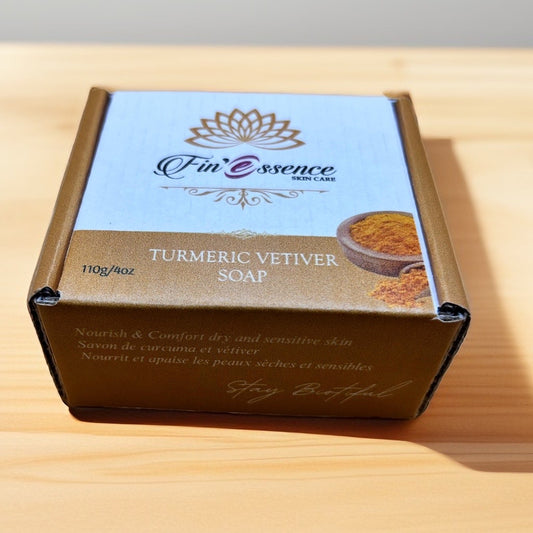 Turmeric vetiver soap