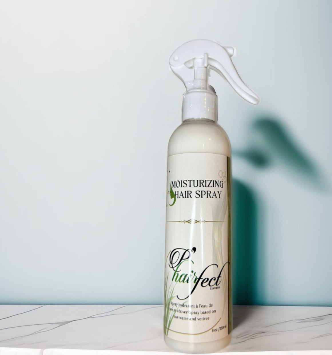 VETIVER-BASED HAIR SPRAY