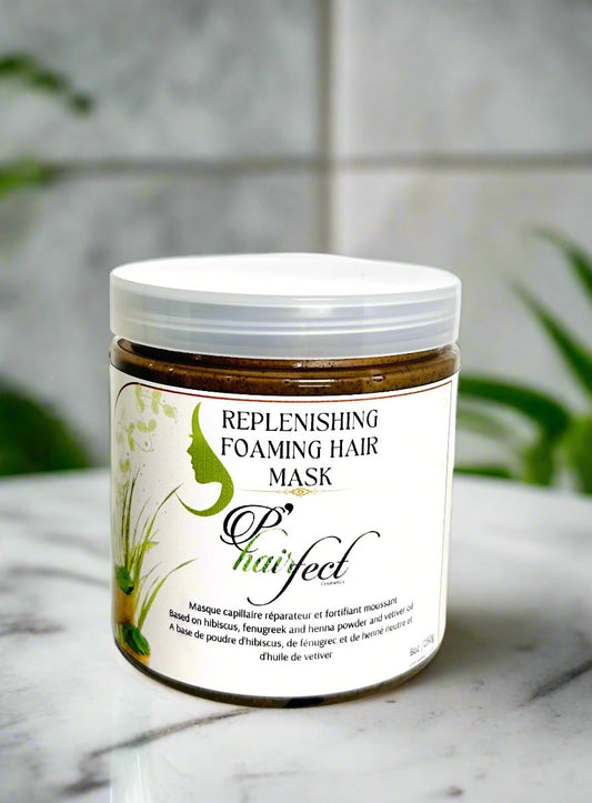 Replenishing foaming hair mask